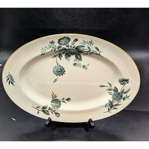 Vintage Pickard China Diana Oval Serving Platter 12.25" Floral Flower